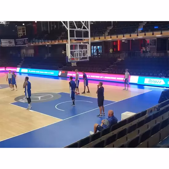 Vollfarbiges P4-Video-Wandpaneel für den Außenbereich, elektronisch, digital, Basketballplatz, Stadion, Sportanzeigetafel, wasserdicht, großer Video-LED-Bildschirm