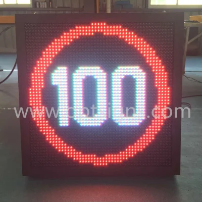 Mobiles LED-Display, LED-Display, Verkehrsschild für den Außenbereich